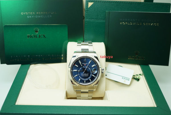 Rolex 326934 SKY-DWELLER BLUE DIAL OYSTER BRACELET 2020 COMPLETE SET - Image 2