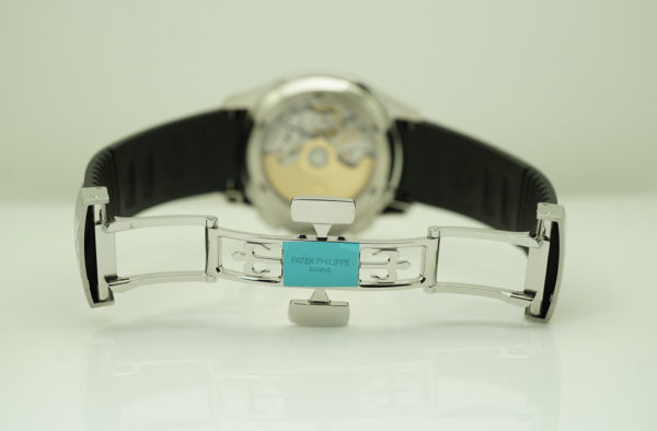 Patek PHILIPPE 5968A AQUANAUT CHRONOGRAPH BLACK ORANGE DIAL 42MM 2020 FULL SET - Image 8