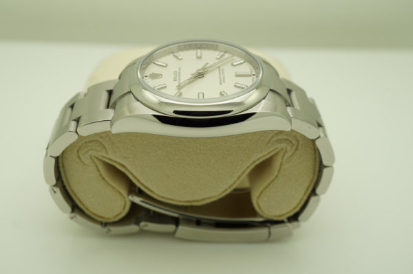 Rolex 114200 OYSTER PERPETUAL 34MM WHITE STICKS DIAL 2018 WARRANTY COMPLETE SET - Image 4