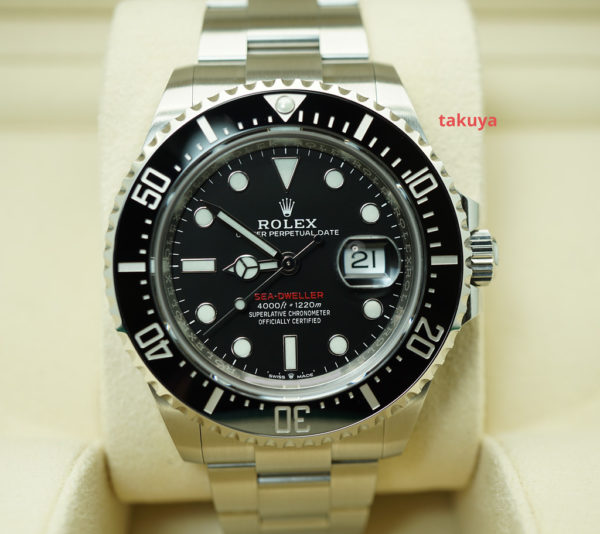 MINT Rolex 126600 SEA-DWELLER 43MM CYCLOPS RED TEXT 2021 WARRANTY FULL SET