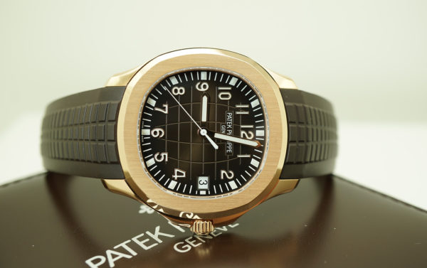 Patek PHILIPPE 5167R AQUANAUT ROSE GOLD RUBBER STRAP 40MM 2020 FULL SET - Image 8