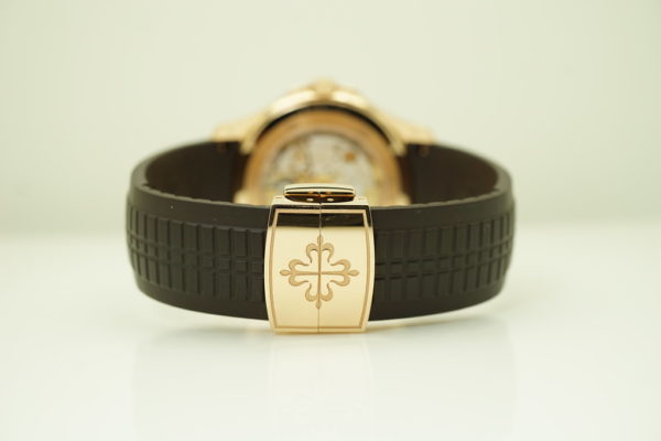 Patek PHILIPPE 5167R AQUANAUT ROSE GOLD RUBBER STRAP 40MM 2020 FULL SET - Image 5