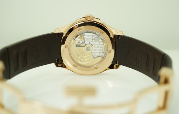 Patek PHILIPPE 5167R AQUANAUT ROSE GOLD RUBBER STRAP 40MM 2020 FULL SET - Image 7