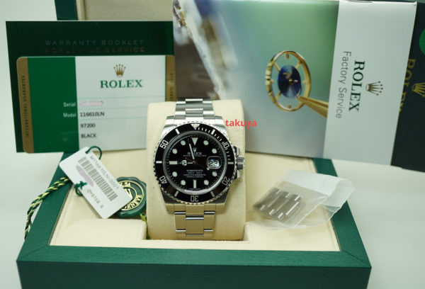 Rolex 116610LN SUBMARINER CERAMIC DATE 40MM 2016 BOXES PAPERS - Image 2