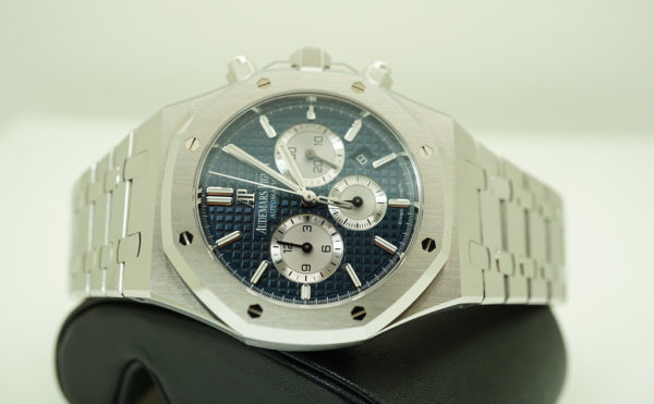 Audemars PIGUET ROYAL OAK CHRONOGRAPH BLUE DIAL 26331ST WARRANTY FULL SET - Image 11