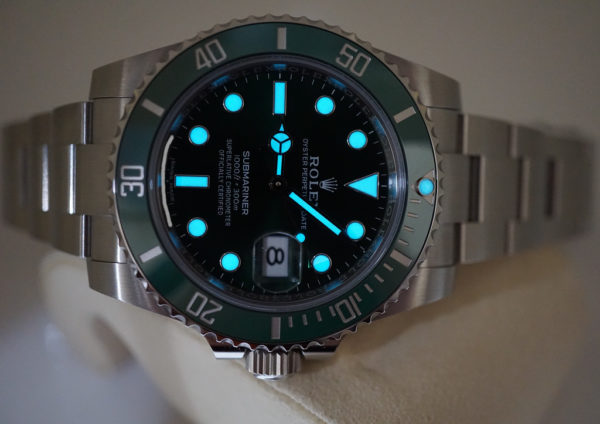 NEW Rolex 116610LV SUBMARINER HULK GREEN DIAL BEZEL 2020 WARRANTY FULL SET - Image 11
