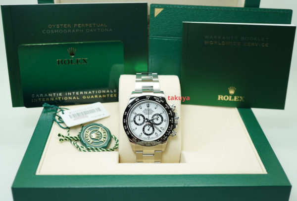 Rolex 116500LN COSMOGRAPH DAYTONA CERAMIC BEZEL WHITE DIAL 2020 FULL SET - Image 2