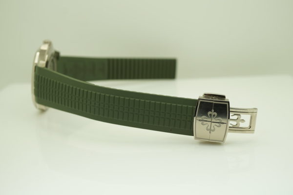 BRAND NEW Patek PHILIPPE 5168G AQUANAUT WHITE GOLD GREEN DIAL 42MM 2021 COMPLETE SET - Image 5