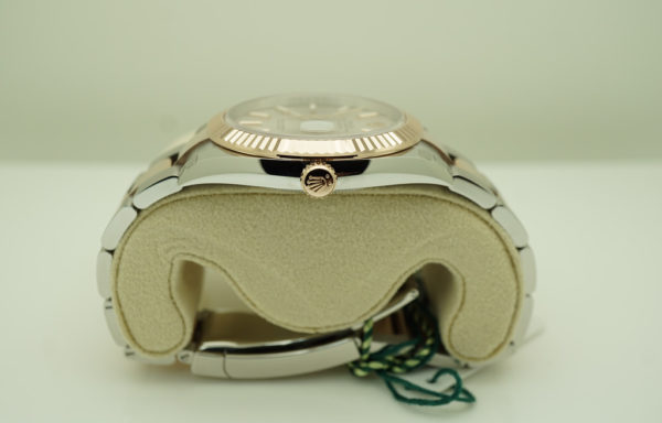 BRAND NEW Rolex 126331 DATEJUST 41 18K ROSE GOLD STEEL SUNDUST DIAL 2022 FULL SET - Image 3
