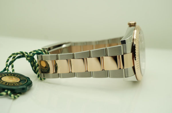 BRAND NEW Rolex 126331 DATEJUST 41 18K ROSE GOLD STEEL SUNDUST DIAL 2022 FULL SET - Image 6