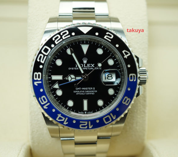 Rolex 126710BLNR GMT MASTER II BLACK BLUE NEW BATMAN MODEL 2021 FULL SET