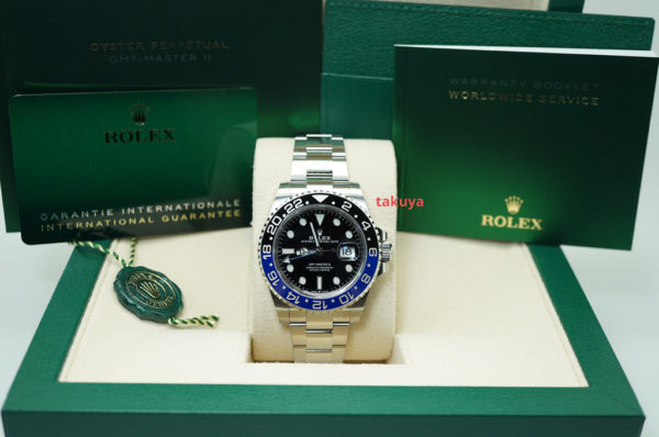 Rolex 126710BLNR GMT MASTER II BLACK BLUE NEW BATMAN MODEL 2021 FULL SET - Image 2