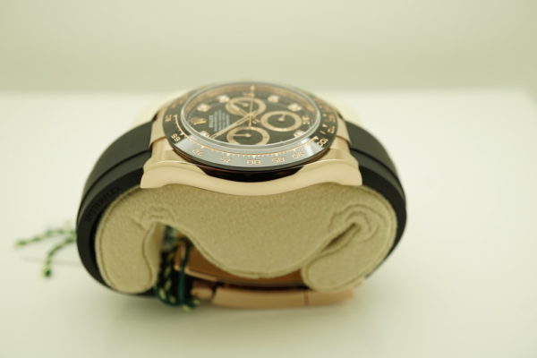 BRAND NEW Rolex 116515LN DAYTONA ROSE GOLD BLACK DIAMOND DIAL 2022 FULL SET - Image 4
