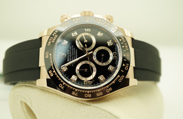 BRAND NEW Rolex 116515LN DAYTONA ROSE GOLD BLACK DIAMOND DIAL 2022 FULL SET - Image 8