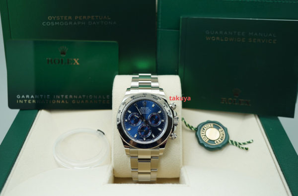 BRAND NEW Rolex 116509 DAYTONA 18K WHITE GOLD BLUE DIAL 2022 COMPLETE SET - Image 2