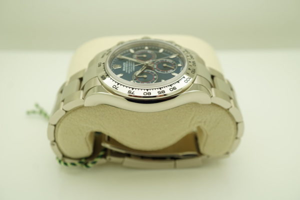 BRAND NEW Rolex 116509 DAYTONA 18K WHITE GOLD BLUE DIAL 2022 COMPLETE SET - Image 4