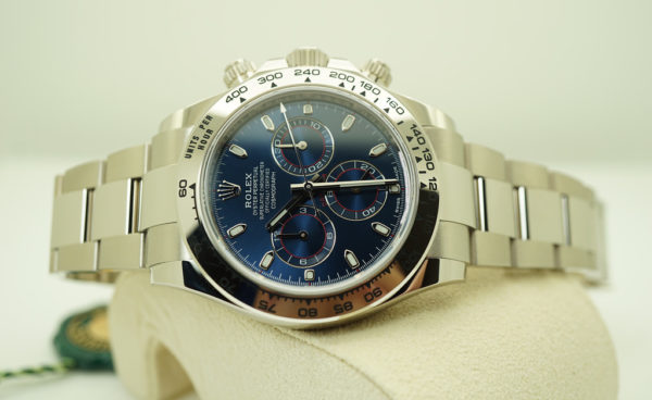 BRAND NEW Rolex 116509 DAYTONA 18K WHITE GOLD BLUE DIAL 2022 COMPLETE SET - Image 10