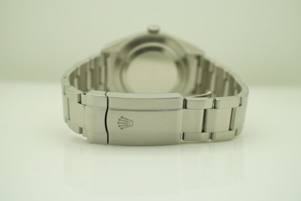 Rolex 114300 OYSTER PERPETUAL NO DATE WHITE DIAL 39MM 2019 WARRANTY BOXES PAPERS - Image 7