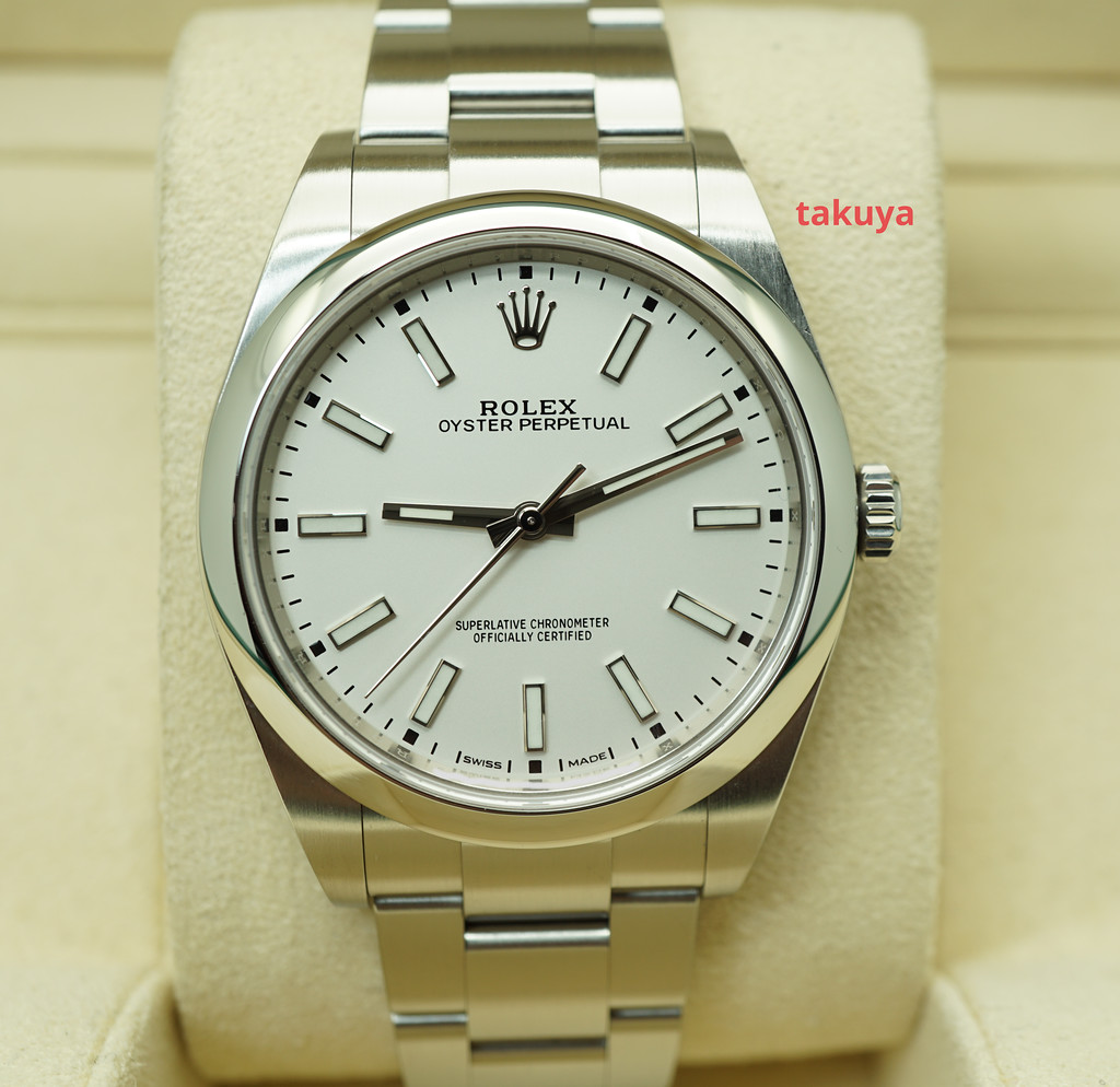 Rolex 39mm white cheap