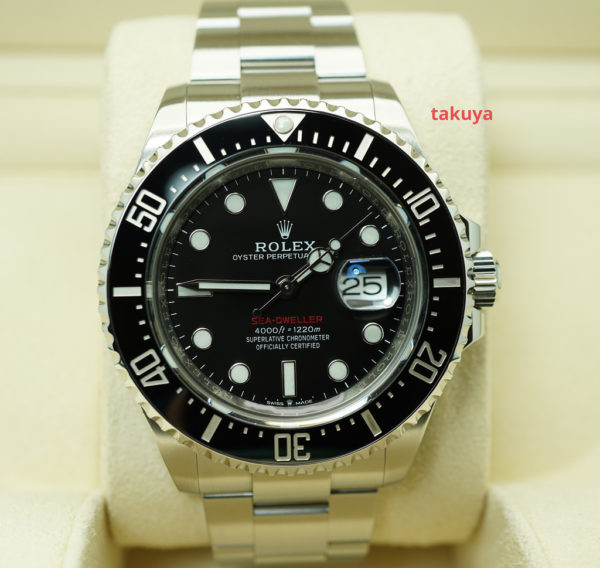 Rolex 126600 SEA-DWELLER CYCLOPS RED TEXT STAINLESS STEEL 43MM