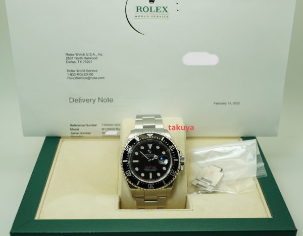 Rolex 126600 SEA-DWELLER CYCLOPS RED TEXT STAINLESS STEEL 43MM - Image 2