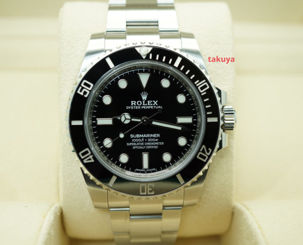 Rolex 114060 SUBMARINER CERAMIC NO DATE 40MM 2017 COMPLETE SET