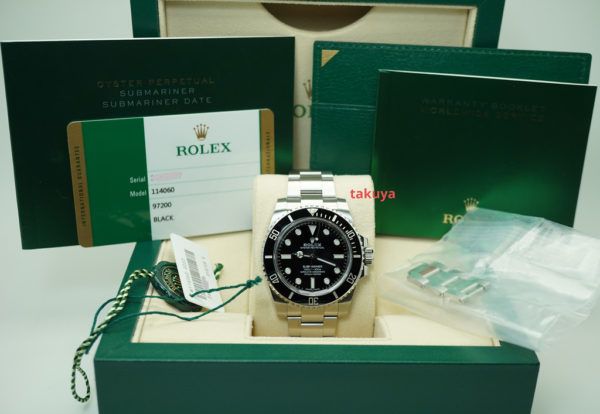 Rolex 114060 SUBMARINER CERAMIC NO DATE 40MM 2017 COMPLETE SET - Image 2