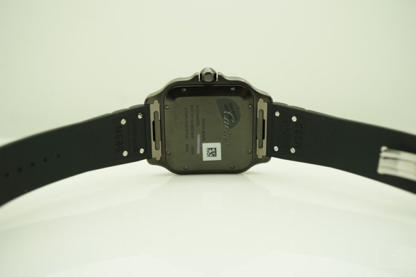 BRAND NEW Cartier SANTOS DE CARTIER LARGE MODEL BLACK ADLC AUTOMATIC 2022 FULL SET - Image 7