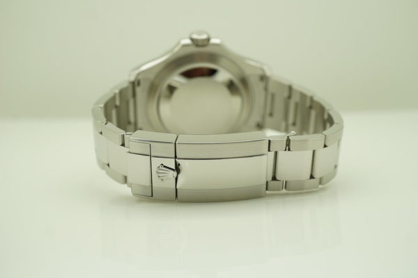 Rolex 116622 YACHTMASTER PLATINUM BEZEL DARK RHODIUM DIAL 40MM WARRANTY FULL SET - Image 7
