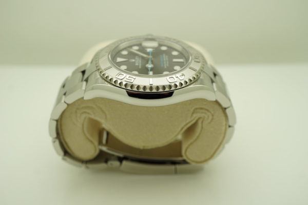 Rolex 116622 YACHTMASTER PLATINUM BEZEL DARK RHODIUM DIAL 40MM WARRANTY FULL SET - Image 4
