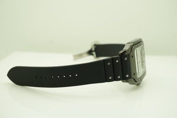 BRAND NEW Cartier SANTOS DE CARTIER LARGE MODEL BLACK ADLC AUTOMATIC 2022 FULL SET - Image 6