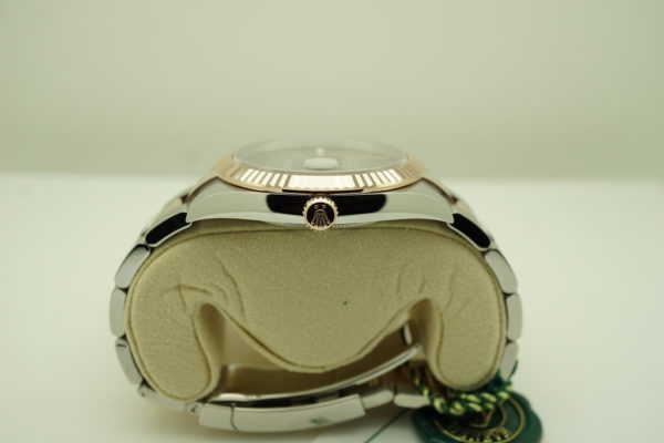 BRAND NEW Rolex 126331 DATEJUST 41 ROSE GOLD STEEL WIMBLEDON DIAL 2022 FULL SET - Image 3
