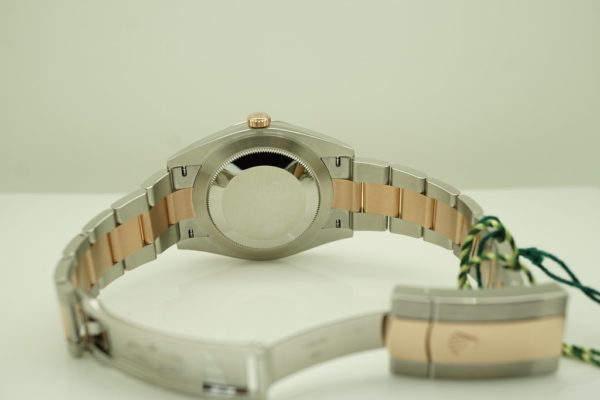 BRAND NEW Rolex 126331 DATEJUST 41 ROSE GOLD STEEL WIMBLEDON DIAL 2022 FULL SET - Image 8