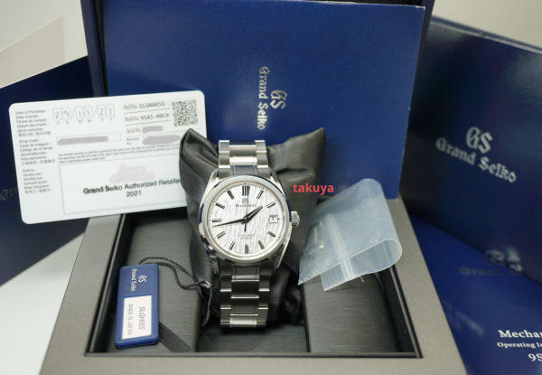 GRAND SEIKO SLGH005 WHITE BIRCH HI-BEAT 9SA5 80 Hours 2021 FULL SET - Image 2