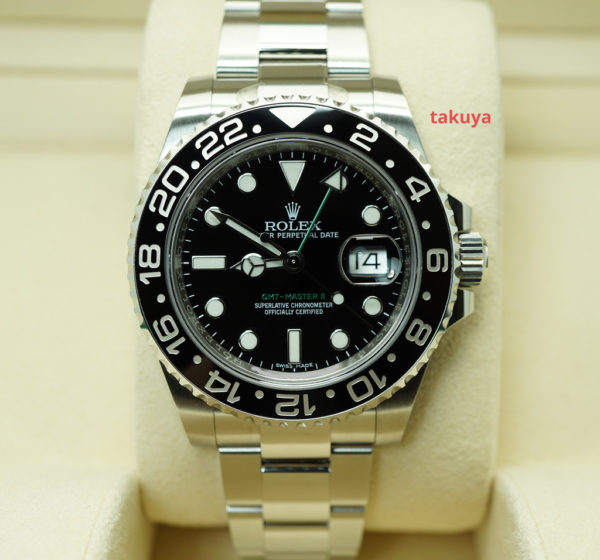 Rolex 116710LN GMT MASTER II BLACK CERAMIC BEZEL 2018 COMPLETE SET