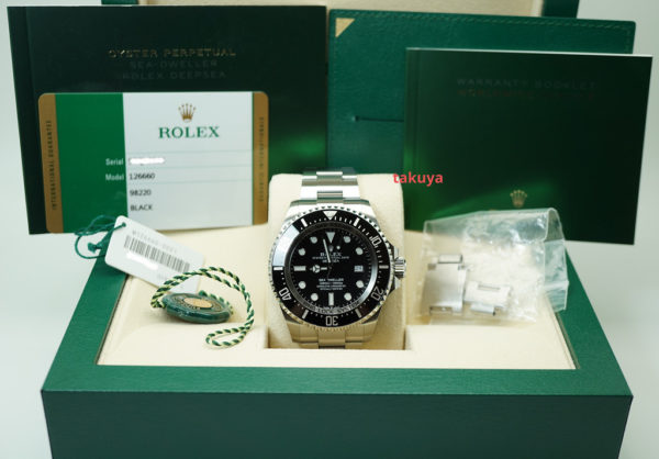 Rolex 126660 DEEPSEA DSSD BLACK DIAL NEW MODEL 2018 WARRANTY FULL SET - Image 2