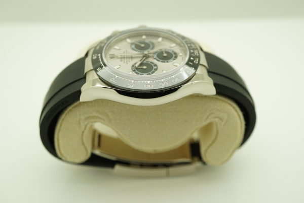 Rolex 116519LN DAYTONA 18K WHITE GOLD OYSTERFLEX STEEL DIAL 2020 WARRANTY FULL SET - Image 4