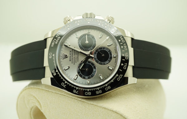 Rolex 116519LN DAYTONA 18K WHITE GOLD OYSTERFLEX STEEL DIAL 2020 WARRANTY FULL SET - Image 8