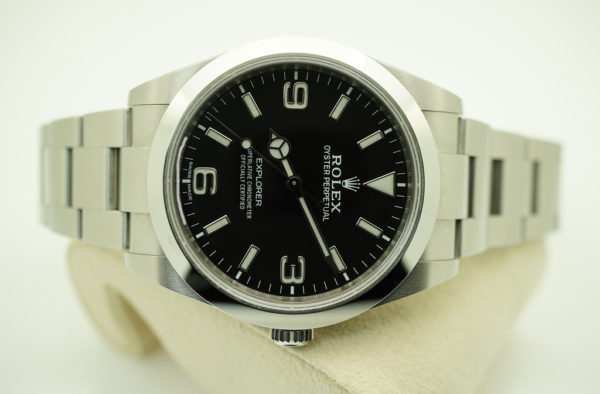 Rolex 214270 EXPLORER I FULL LUME DIAL 39MM DISCONTINUED 2020 FULL SET - Image 9