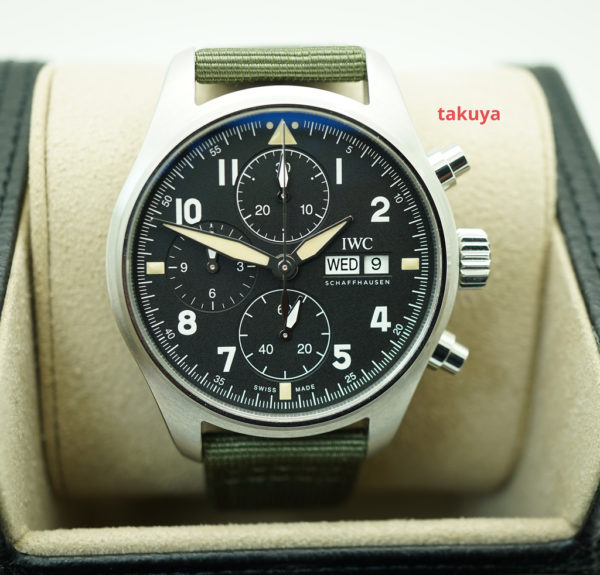 BRAND NEW IWC PILOT CHRONOGRAPH SPITFIRE CHRONOGRAPH IW387901 2022 FULL SET