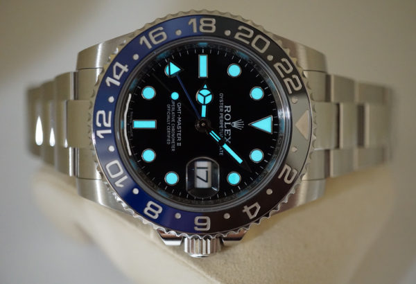 Rolex 116710BLNR GMT MASTER 2 BLACK BLUE BEZEL BATMAN 2019 WARRANTY FULL SET - Image 11