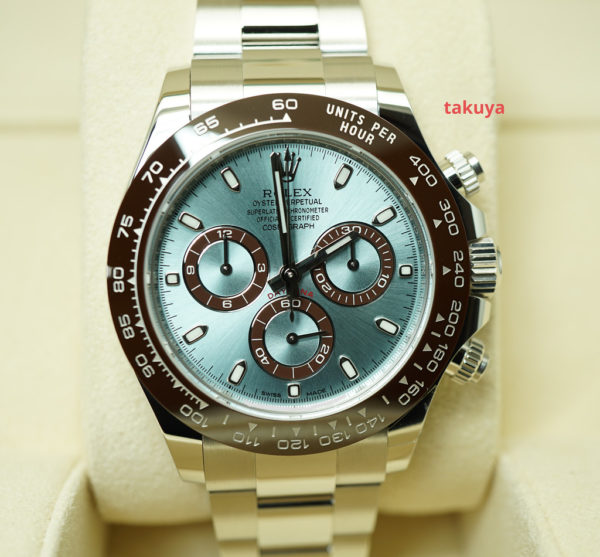 Rolex 116506 PLATINUM COSMOGRAPH DAYTONA ICE BLUE DIAL 2018 COMPLETE SET