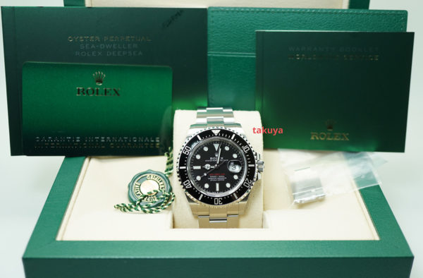 Rolex 126600 SEA-DWELLER 43MM CYCLOPS RED TEXT 2021 WARRANTY FULL SET - Image 2