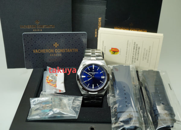 BRAND NEW Vacheron CONSTANTIN OVERSEAS 4500V BLUE DIAL 41MM 2021 COMPLETE SET - Image 2