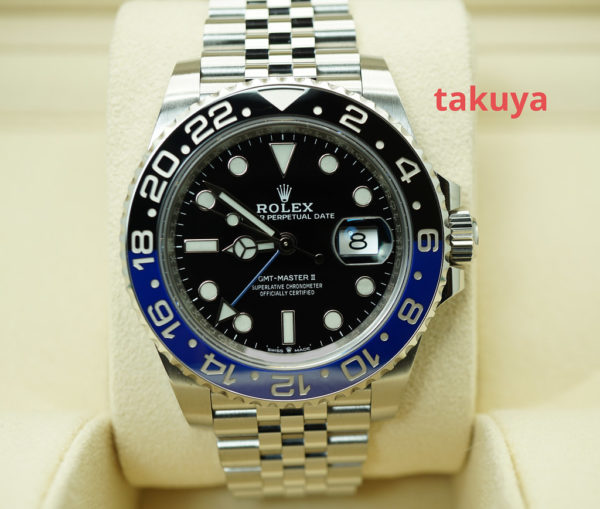 Rolex 126710BLNR GMT MASTER II BLACK BLUE BEZEL JUBILEE BAND 2021 COMPLETE SET