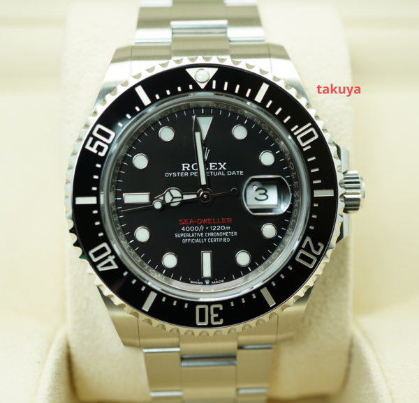 Rolex 126600 SEA-DWELLER 43MM CYCLOPS RED TEXT 2021 WARRANTY FULL SET
