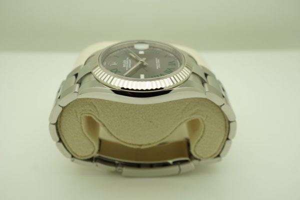 MINT Rolex 126334 DATEJUST 41 FLUTED BEZEL WIMBLEDON DIAL OYSTER 2022 FULL SET - Image 3