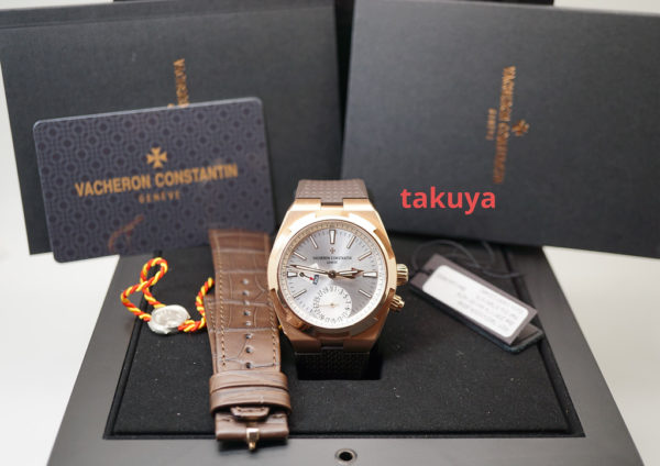Vacheron CONSTANTIN OVERSEAS DUAL TIME 7900V 18K PINK GOLD 2021 FULL SET - Image 2