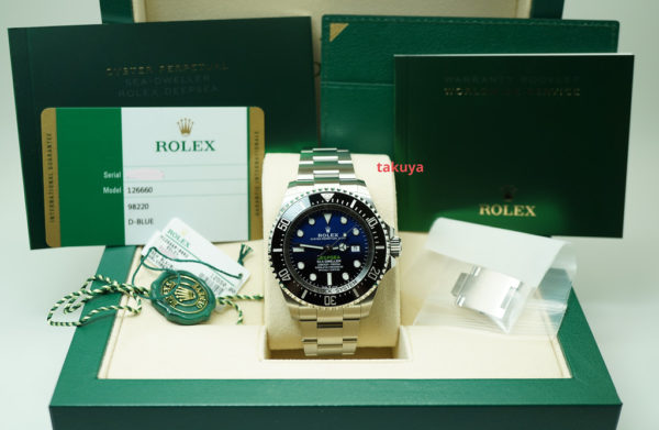 Rolex 126660 DEEPSEA D-BLUE DIAL JAMES CAMERON NEW MODEL WARRANTY FULL SET - Image 2