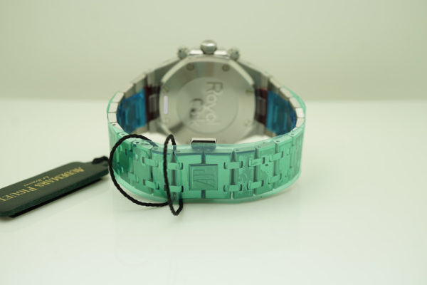 BRAND NEW Audemars PIGUET ROYAL OAK CHRONOGRAPH 26315ST SILVER BLUE DIAL 38MM SEALED FULL SET - Image 5